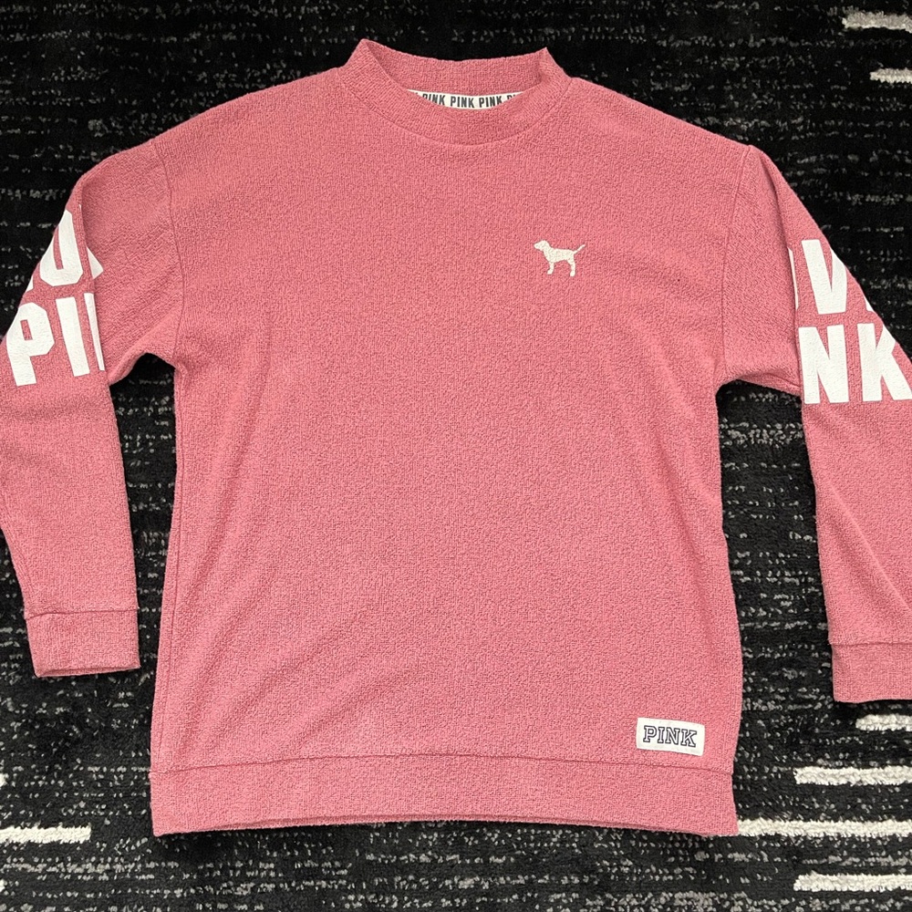 PINK Victorias Secret - Cowl Neck Sweater - Pink - Size M